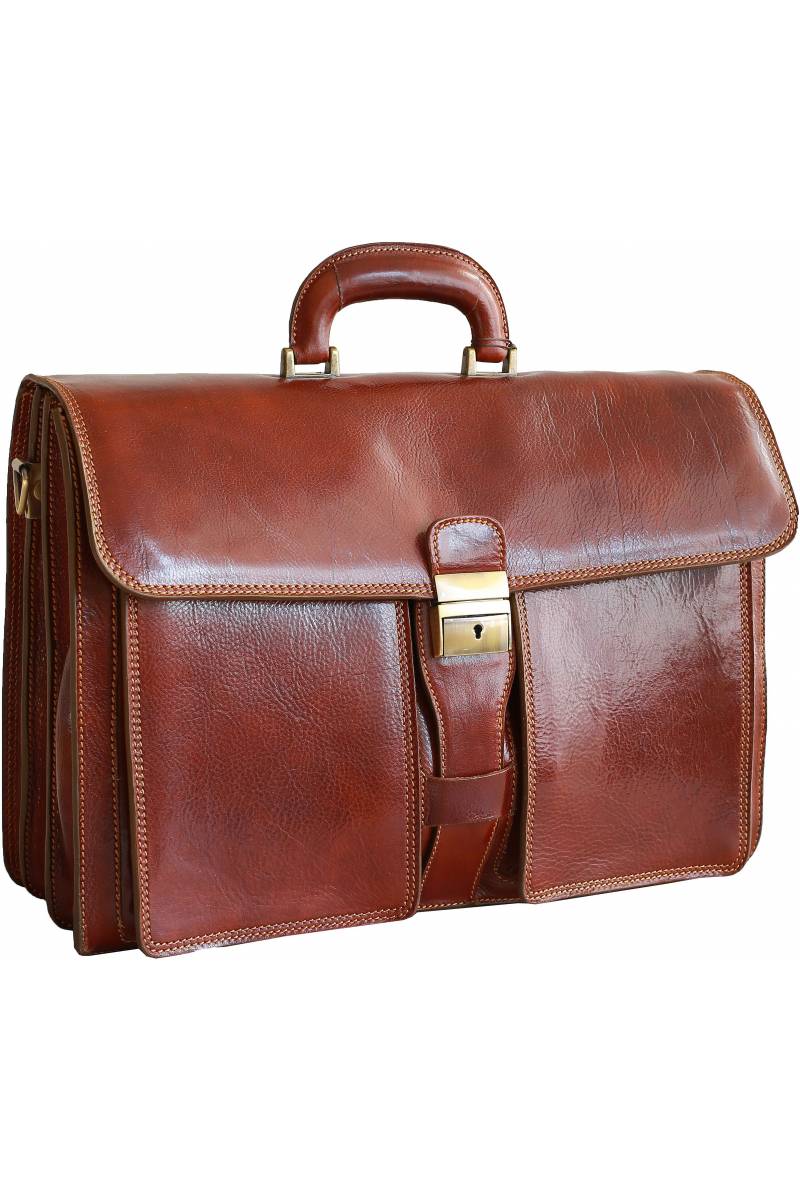 Servieta barbati din piele naturala vachetta, diplomat, geanta diplomat, geanta office,  maro, gentidebarbat.ro, S131