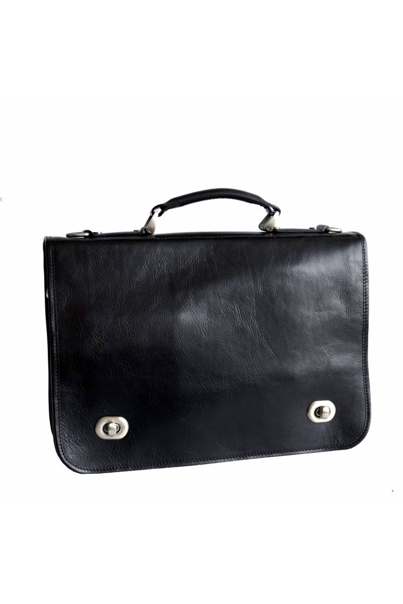 Servieta dama, port laptop, din piele naturala vachetta, coniac util land, DS110A