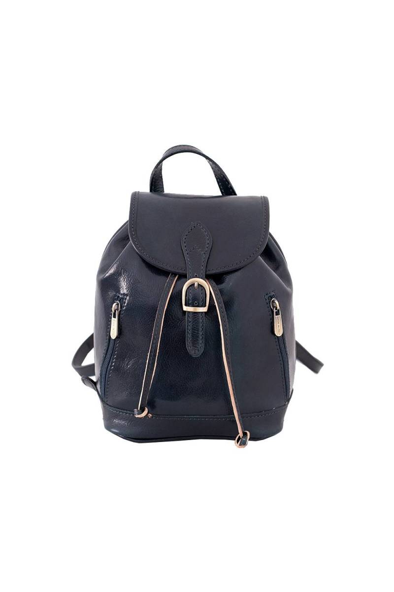 Rucsac dama din piele naturala vechetta, negru,util land fashion, R109