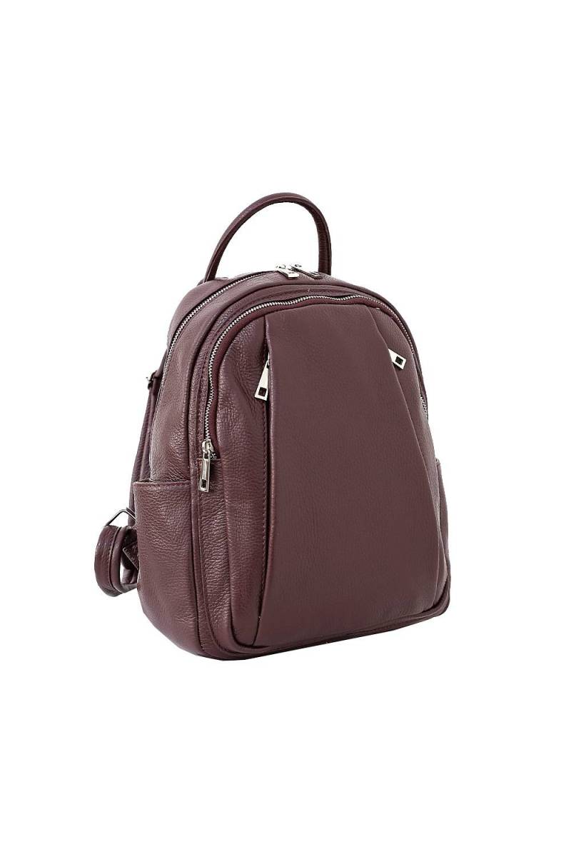 Rucsac dama din piele naturala, util land fashion , negru, DR137