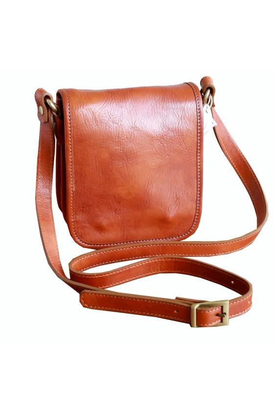 Geanta dama de umar, messenger din piele naturala vacheta, miere, gentidebarbati.ro, GD113C