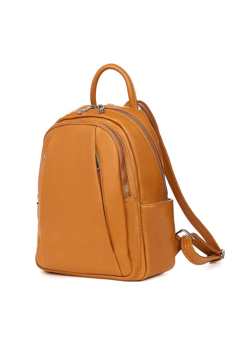 Rucsac dama din piele naturala, util land fashion , negru, DR137