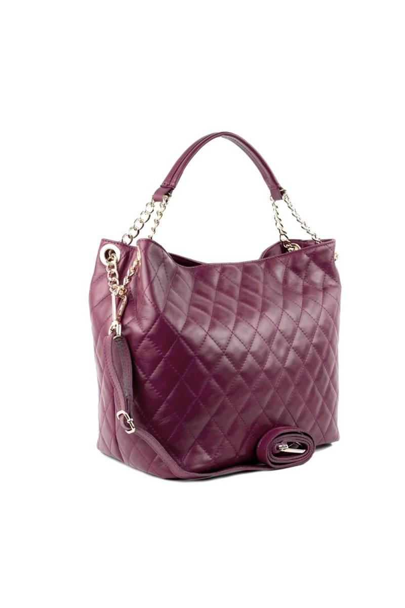 Geanta dama din piele naturala matlasata, neagra, util land fashion, P111 Geanta dama din piele naturala matlasata, neagra, util land fashion, P111