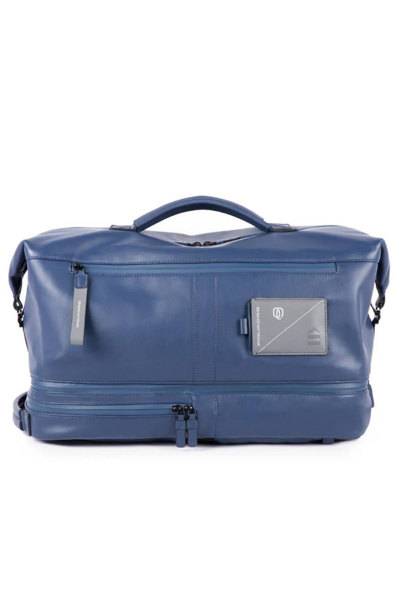 Geantă voiaj  Piquadro  cu rucsac detașabil pentru laptop, albastru , BV4793W97