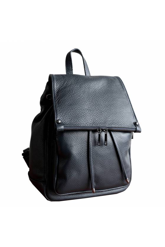 Rucsac dama din piele naturala , gri, util land, gentidebarbati.ro, R130