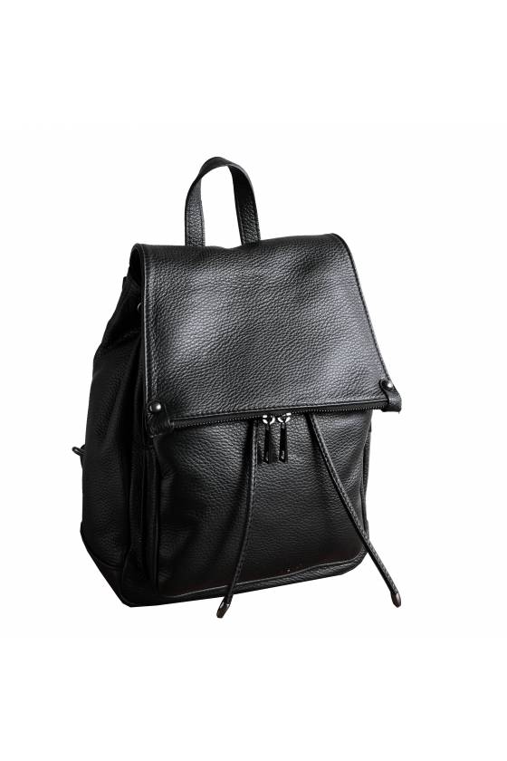 Rucsac dama din piele naturala, negru, gentidebarbati.ro, R130