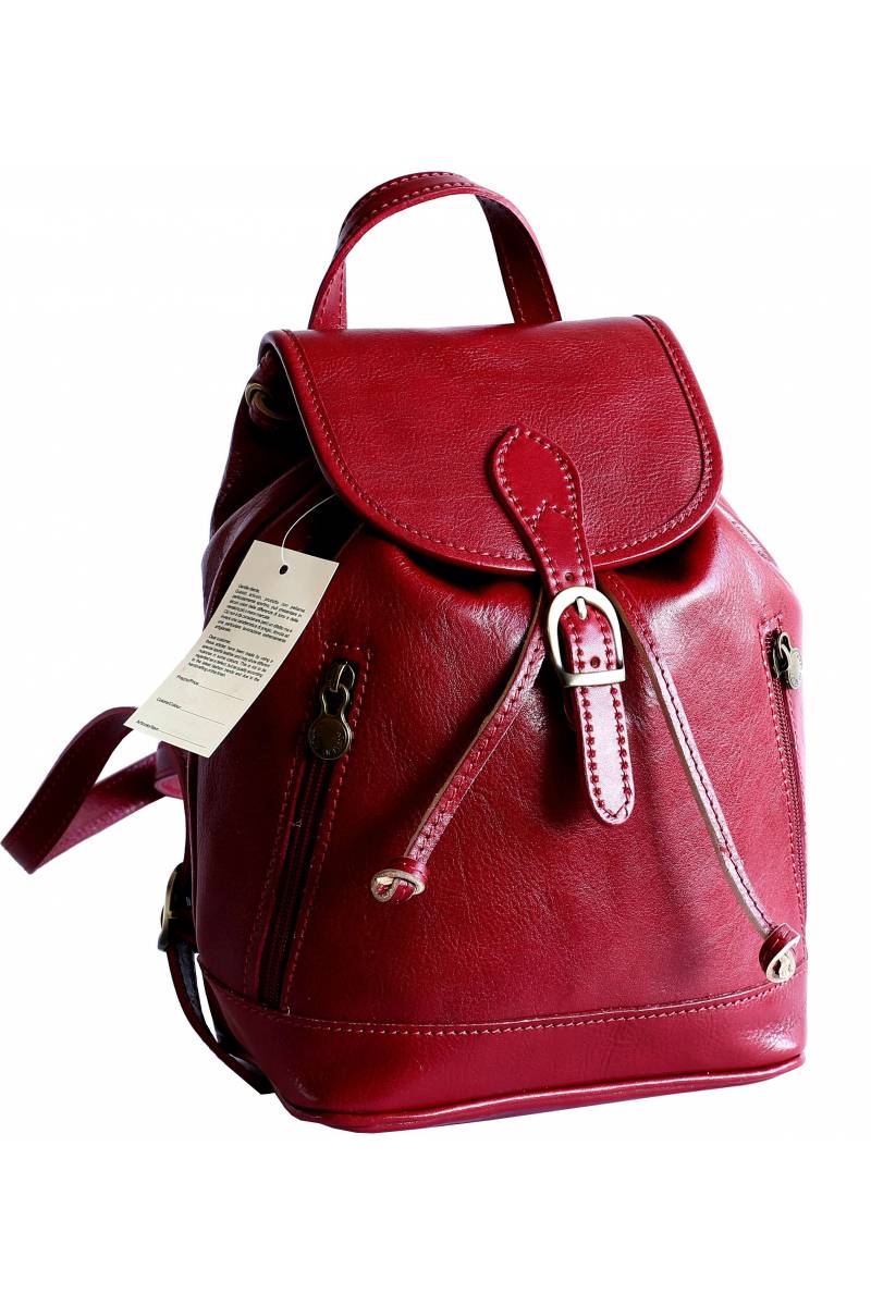 Rucsac dama din piele naturala vechetta, negru,util land fashion, R109